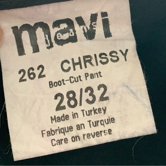 Mavi Y2K Chrissy Faux Leather Low Rise Bootcut Pants - Picture 7 of 8